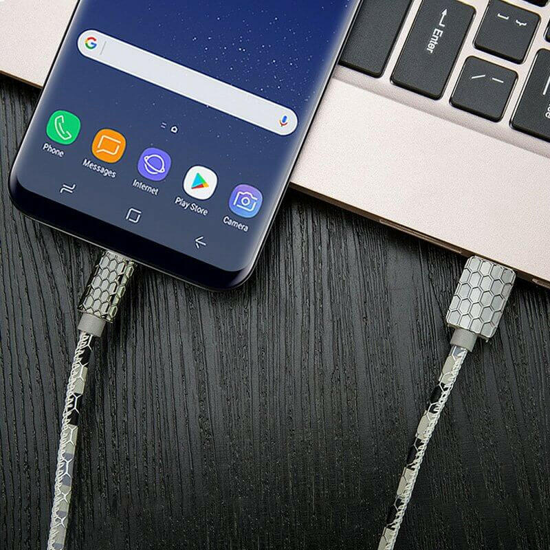 Snake Armour Lightning Cable.