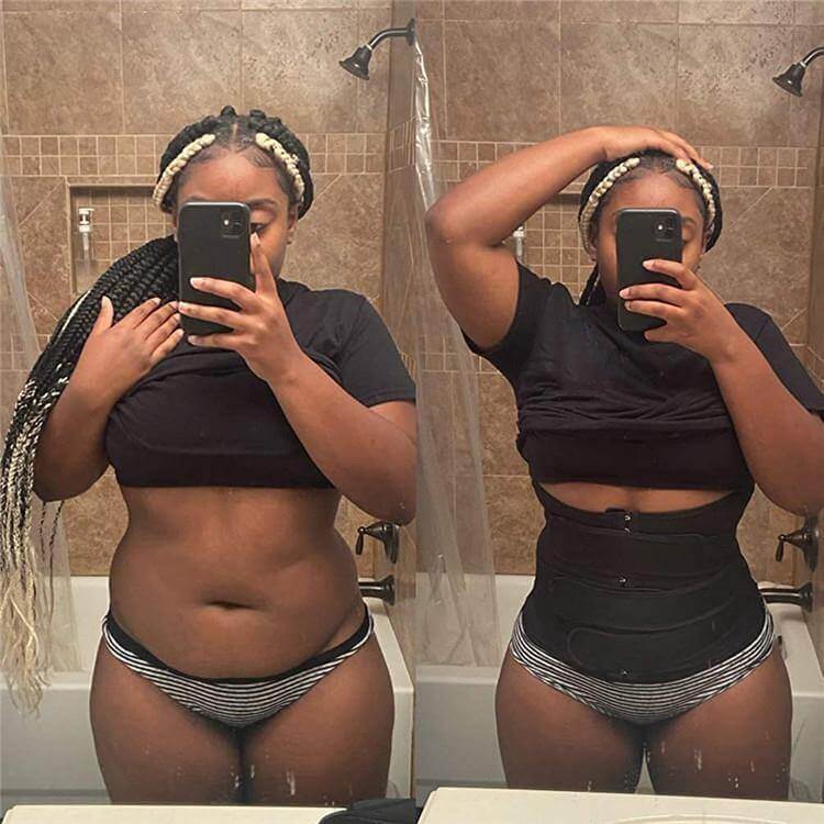 THREE BELT women waist trainer to lose weight while working out