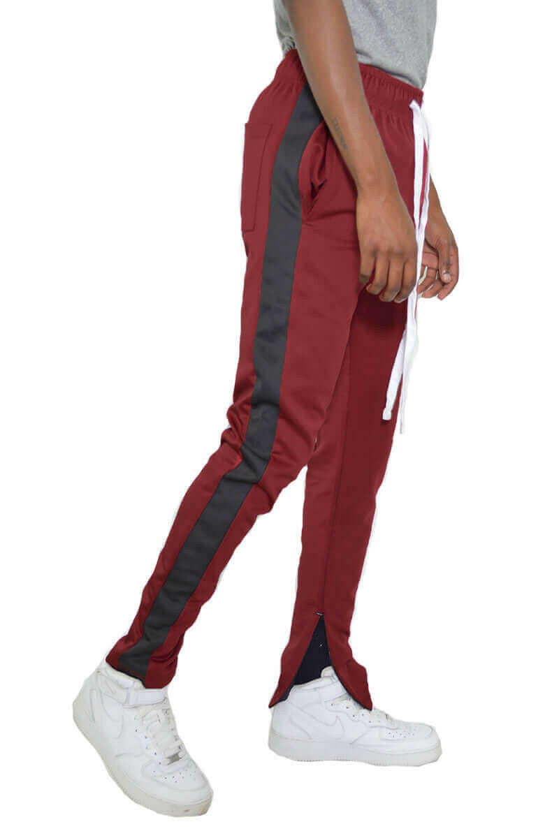 SLIM FIT TRACK PANTS.