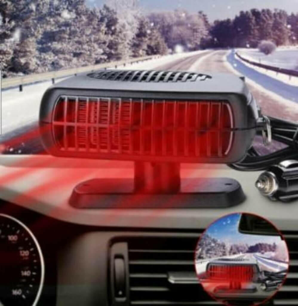 Powerful 200W 2 in 1 Car Heater Windshield Defroster.