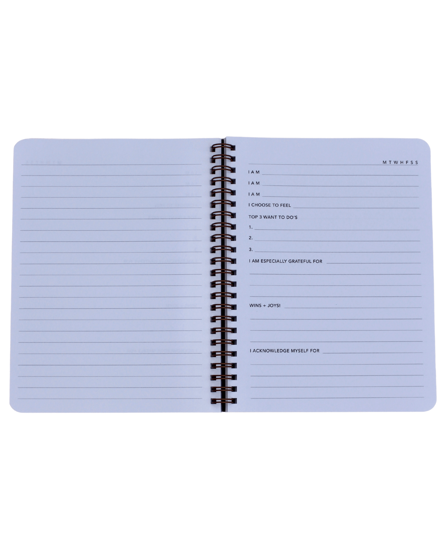 Daily Intentions, Connection, Reflection Jounal