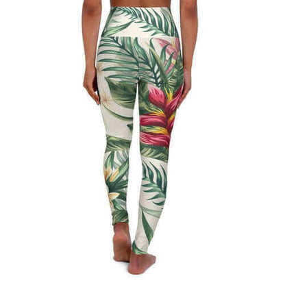 Tropical Leggings - Made in USA.