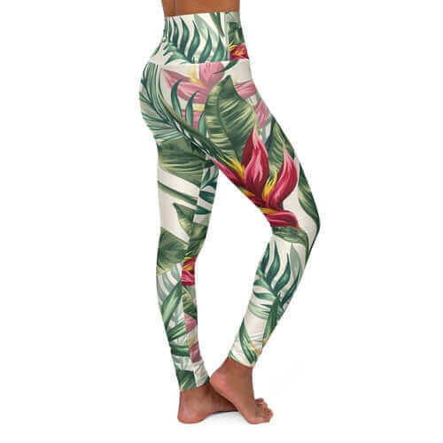 Tropical Leggings - Made in USA.