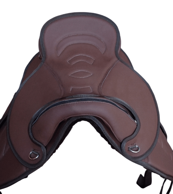 Synthetic Bareback Treeless Horse Saddle Size 17" Inch