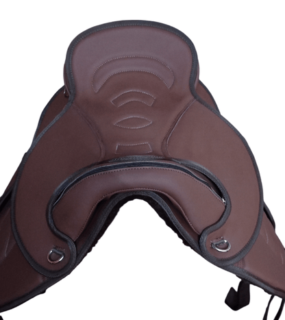Synthetic Bareback Treeless Horse Saddle Size 17" Inch
