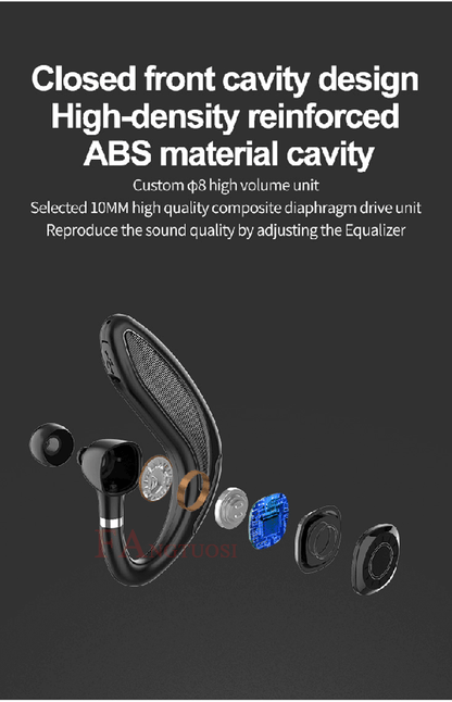 Long Standby Handsfree Wireless Bluetooth 5.0 Headset.