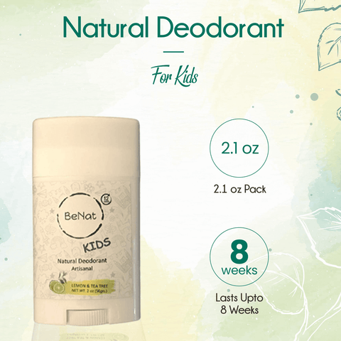 All-Natural Deodorants for Kids & Teens.