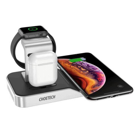 Apple Watch Charger Stand MFi Certified 4 in 1 Wireless Charging.