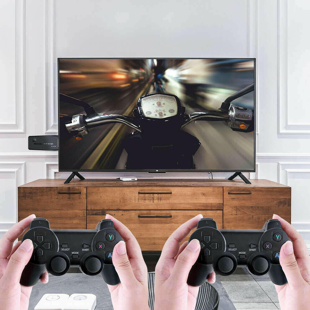 HD 2.4G Double Wireless Gamepad Video Game Console 10000 Games Stick.