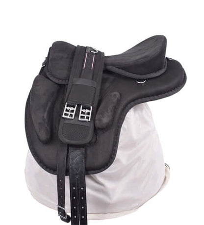 Treeless Freemax Synthetic Horse Saddle &amp; Girth Size 13" to 18" Inch