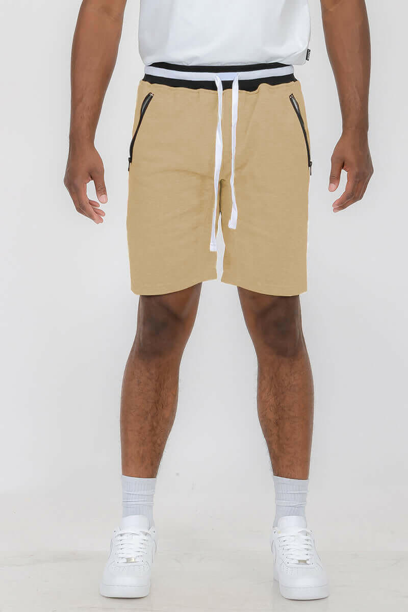 FRENCH TERRY SWEAT SHORTS.