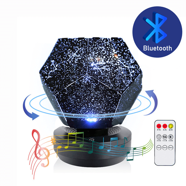 Bluetooth Speaker Star Light Projector Starry LED Galaxy Lamp.