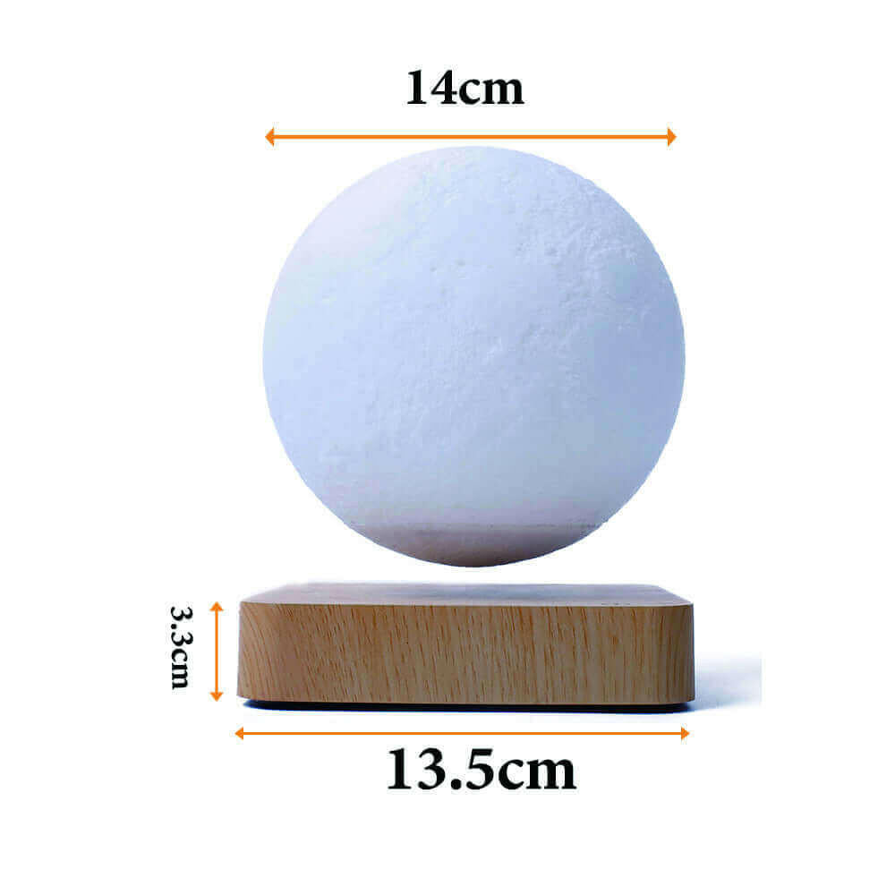 Novelty 3D Magnetic Levitation Moon Lamp Moon Floating Lamp.