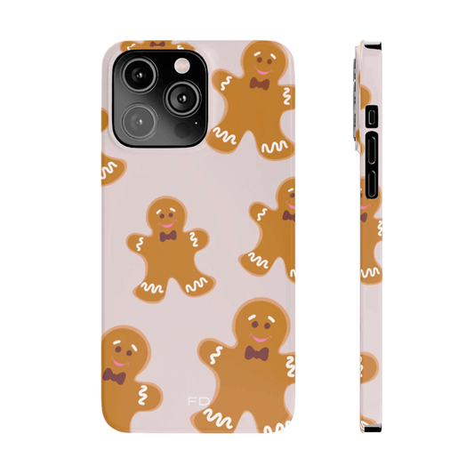 Ginger Bread Cookie Slim Case for iPhone 14 Series.