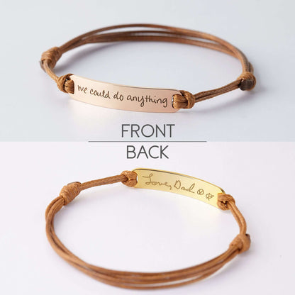 Personalized Handwriting Bracelet Handwritten Signature Jewelry