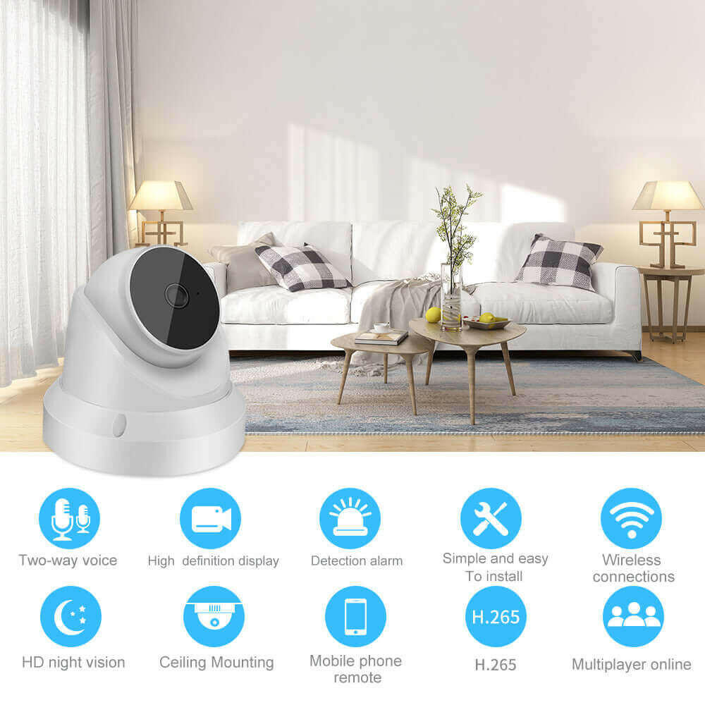 IP WiFi Home Security Camera for Baby Monitoring and Smart Home Protection