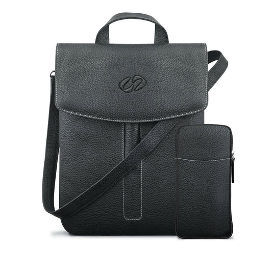 MacCase Premium Leather Crossbody Tablet Bag.