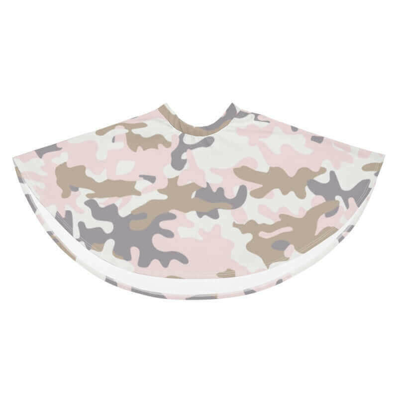 Pastel Pink Camo Skater Skirt