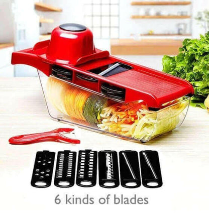 Stainless Steel 6 Blades Vegetable Slicer.