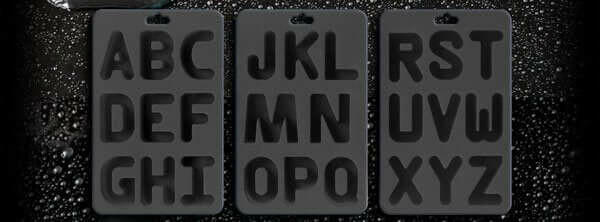 Letters Ice Cube Trays