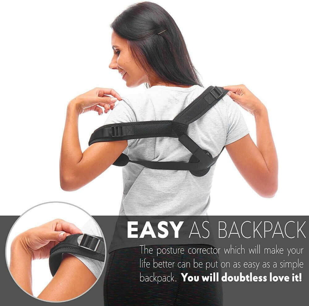 Adjustable Unisex Posture Corrector Brace.