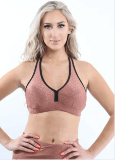 SALE! 50% OFF! Roma Activewear Sports Bra - Copper [MADE IN ITALY].