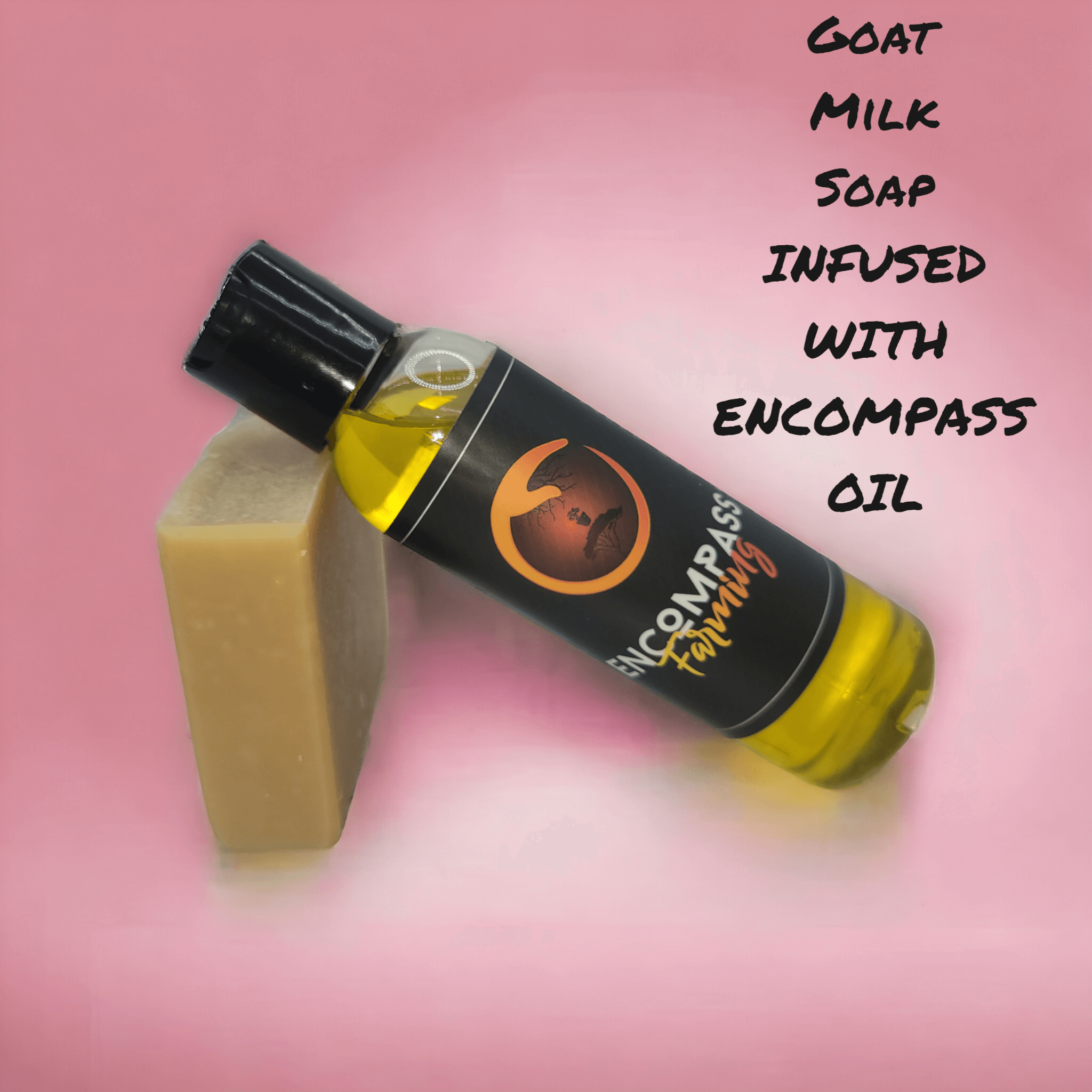 1-Encompass Oil Natural Goat Milk Soap Nontoxic & Fragrance oil free.