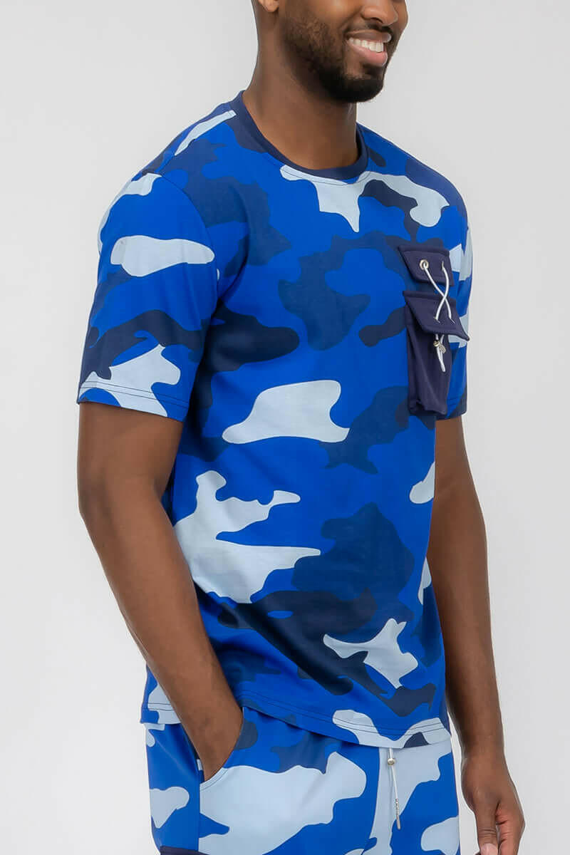 Full Camo Toggle Tshirt.