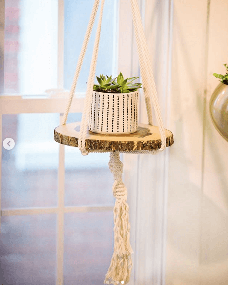 Macrame Plant Hanger, Macrame Pot Holder, Plant.