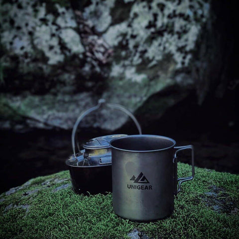 100% Titanium Camping Cup 450ml.