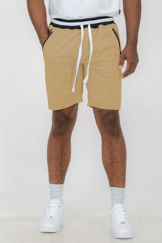 FRENCH TERRY SWEAT SHORTS.