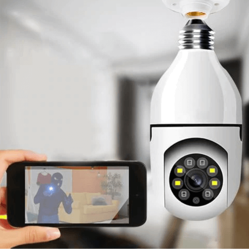 Mini WIRELESS WIFI LIGHT BULB CAMERA SECURITY CAMERA.