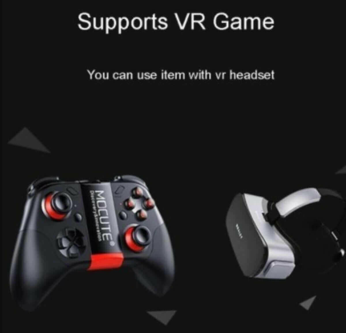 Dragon VR Gaming 3D Stereo Headset with Bluetooth Gaming Controller.