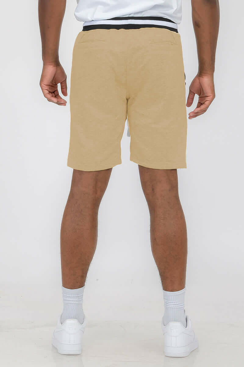 FRENCH TERRY SWEAT SHORTS.