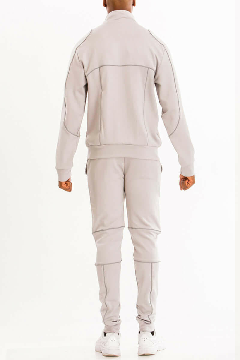 Reflective Piping Detailed Track Suit.