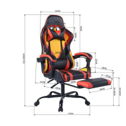 Best Ergonomic Leather Gaming Chair for Office and Computer Desks.