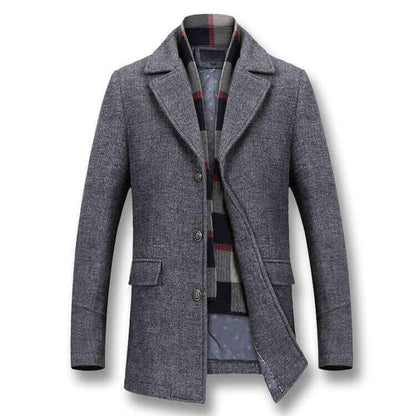 Men's Winter Coats Thick Cotton Wool Jackets.