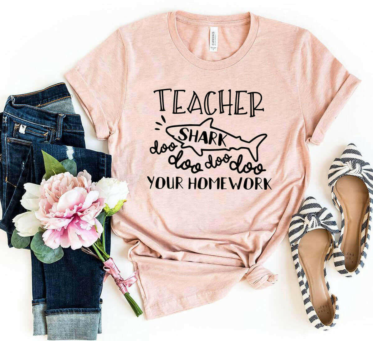 Teacher Shark Doo Doo Your Homework Shirt.