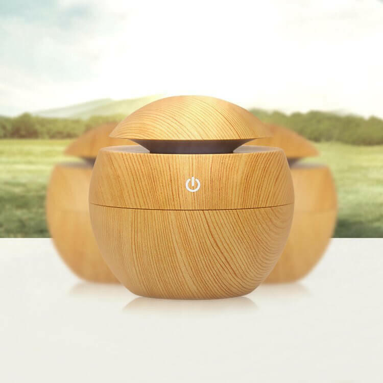 Wood Grain Desktop Humidifier.