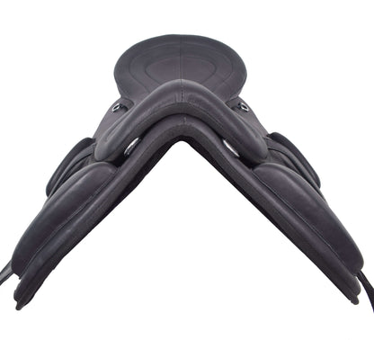 Treeless Freemax Leather English Horse Saddles Size 15" to 18" Inch