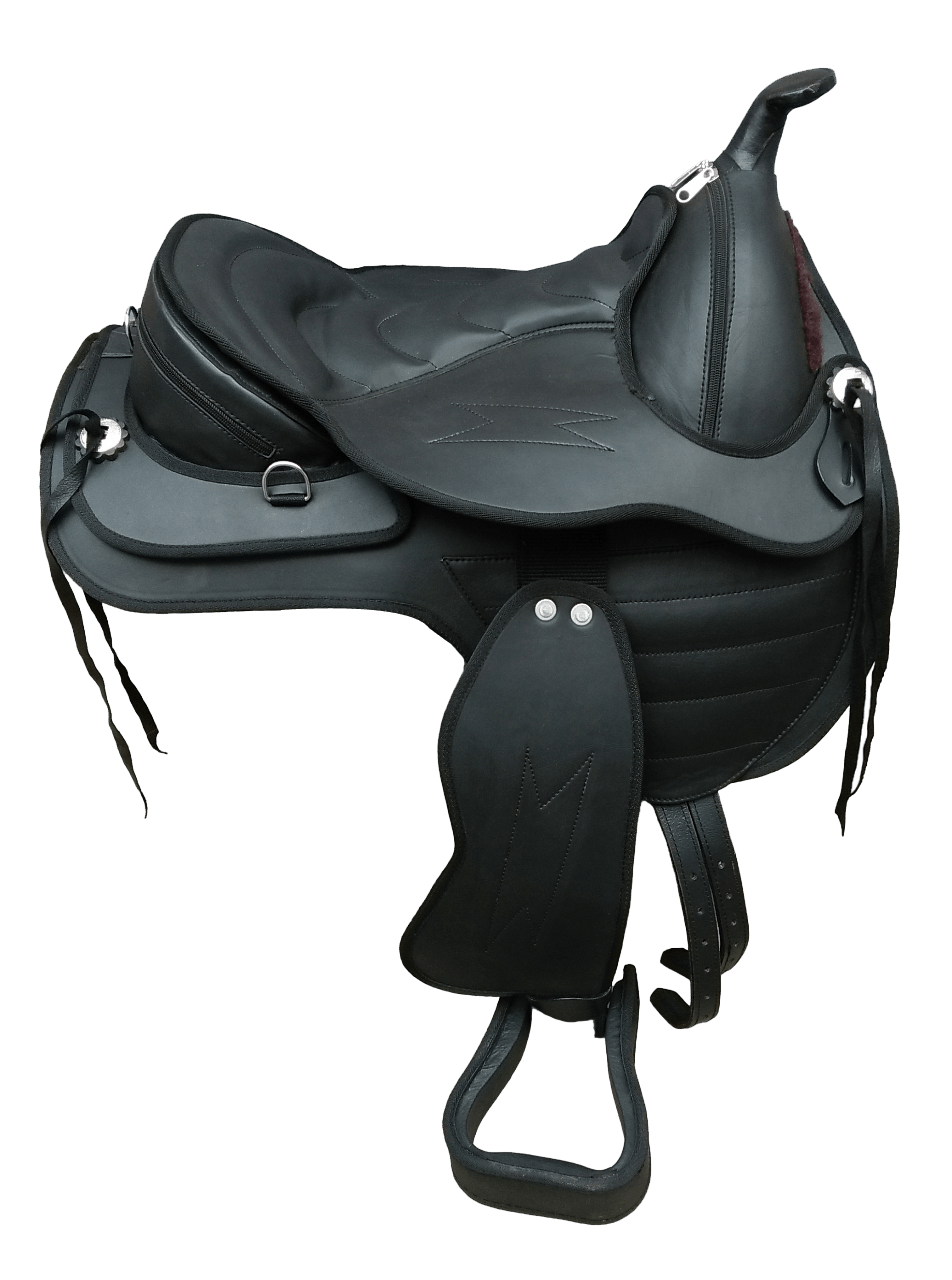 Synthetic Western Style Treeless Horse Saddle size 15"- 18"