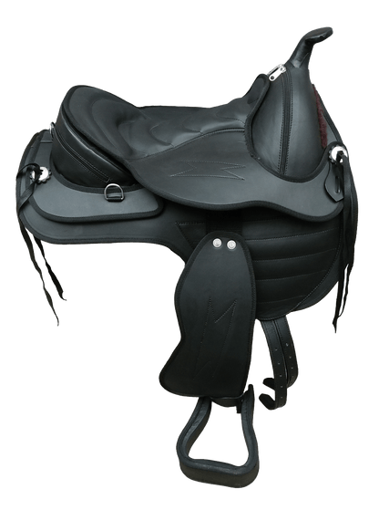 Synthetic Western Style Treeless Horse Saddle size 15"- 18"