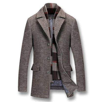 Men's Winter Coats Thick Cotton Wool Jackets.