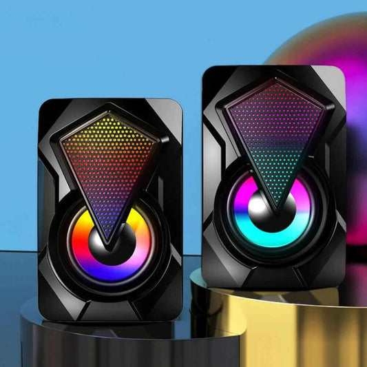 Dragon RGB Lighting - Computer Gaming Speakers.