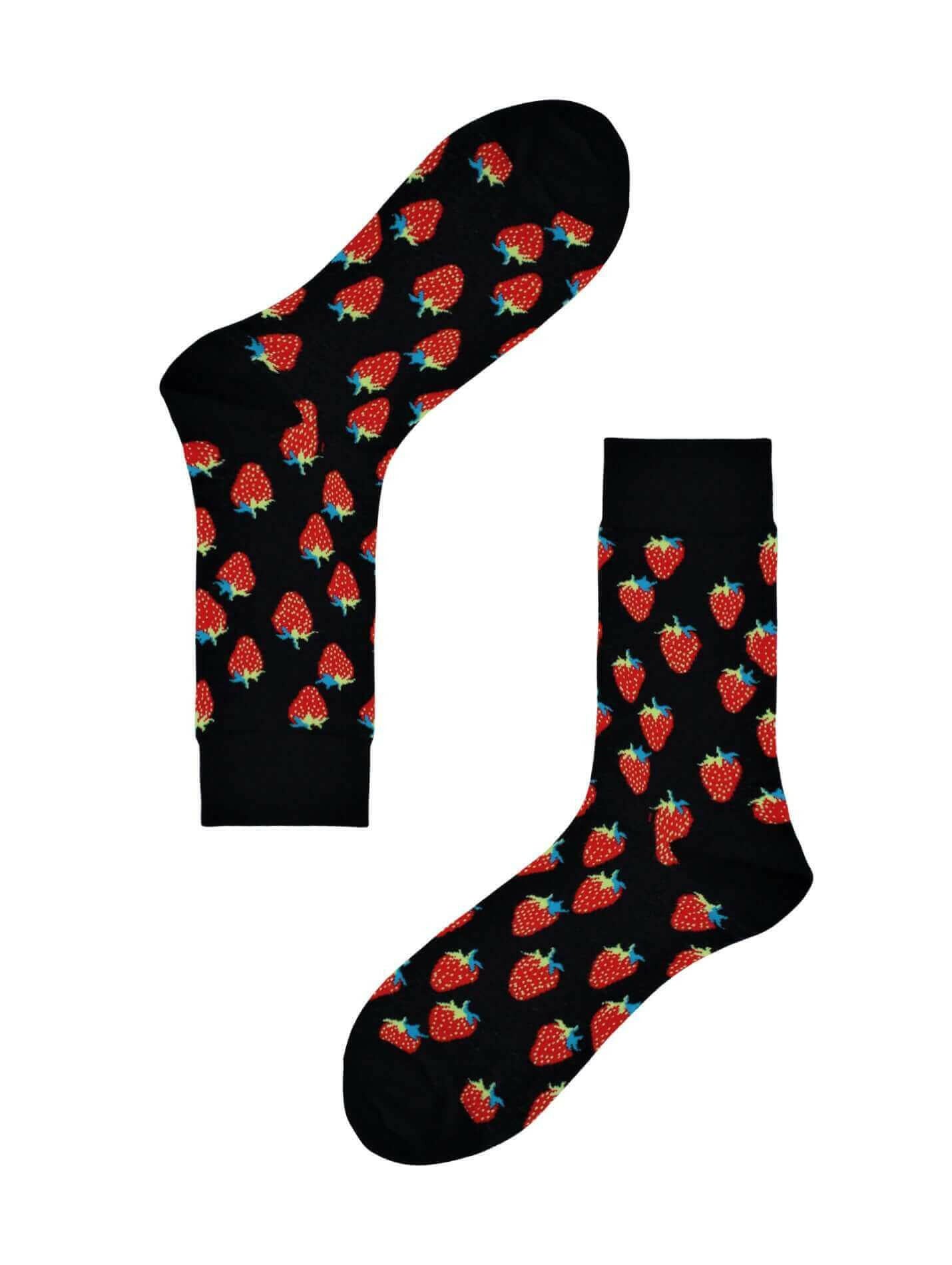 Sick Socks – Strawberry – Food Service Socks.