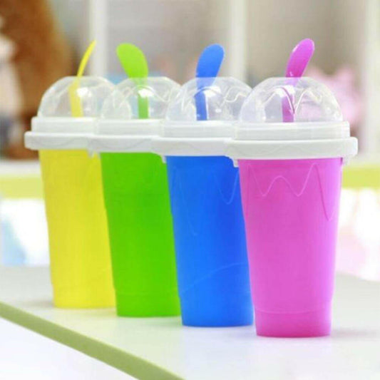 Slushy Maker Portable Travel Ice Cup Homemade Freeze Drinks Cup.