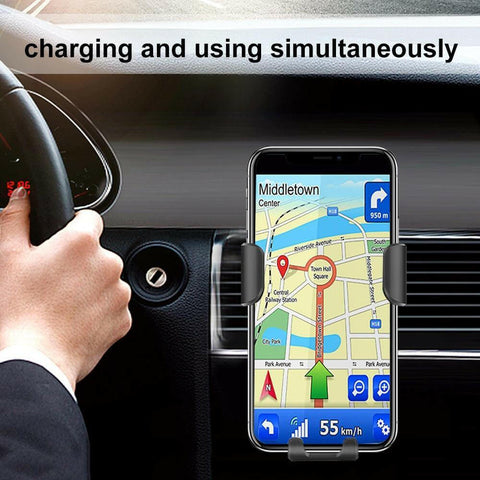 Ninja Dragon QI X Universal Wireless Charger with Car Mount Holder.