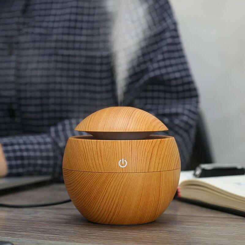 Wood Grain Desktop Humidifier.