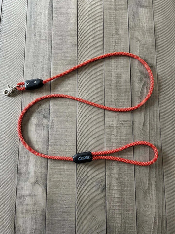 Clamped Climbing Rope Leash Orange.