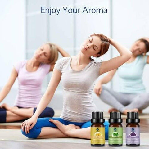 LagunaMoon Aroma Diffuser with Essential Oils Gift 10 Set Kit.